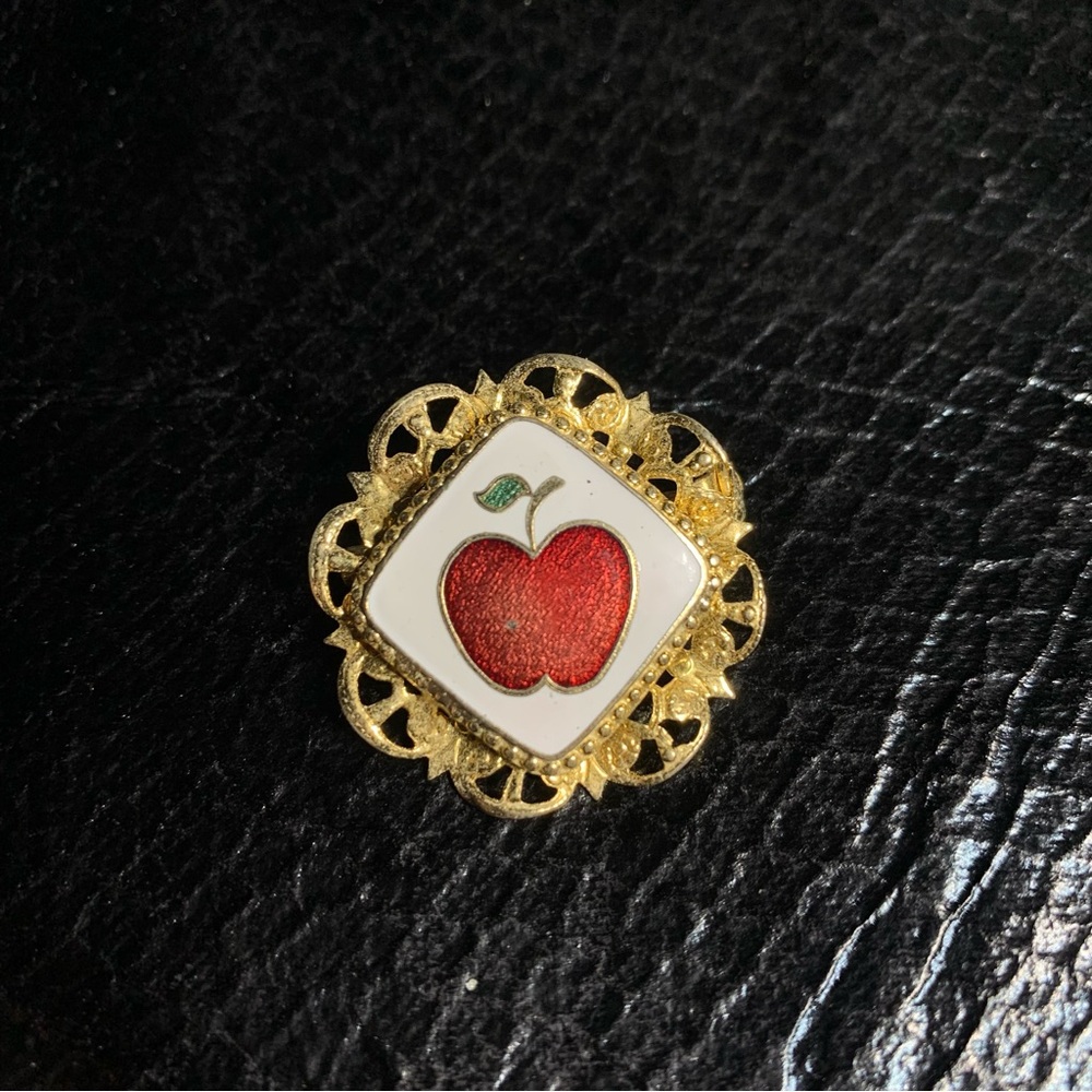 Vintage Apple Brooch
